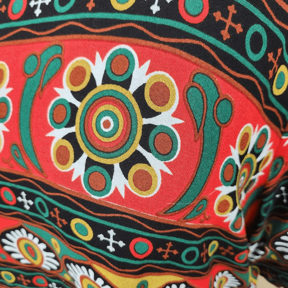 Boohoo Aztec Print Retro Dress Size US20 (4150) - Picture 3 of 6